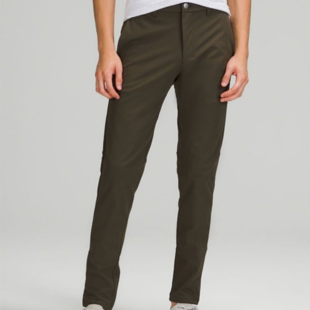 LULU Commission Pant Skinny 32" *Warpstreme (Hemmed to 29") in Dark Olive M5ADHS